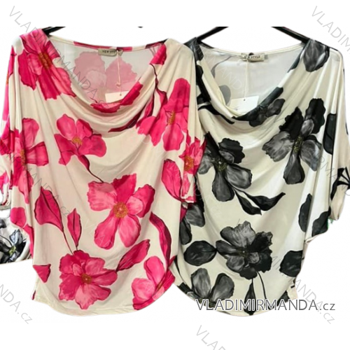 Kurzarm-T-Shirt für Damen (UNI S-M) ITALIAN FASHION IMM20308