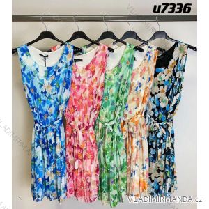 Elegant short-sleeved women's dress (uni s-m) ITALIAN FASHION IMM225969