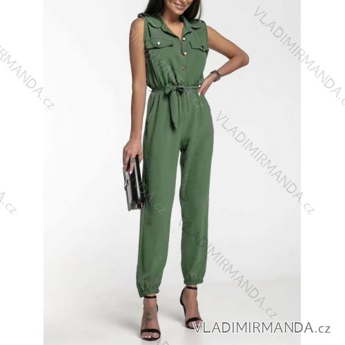 Women's Long Sleeveless Shirt (S / M ONE SIZE) ITALIAN FASHION IMD22470