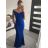 Elegant formal dress with straps for women (S / M ONE SIZE) ITALIAN FASHION IM321576