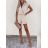 Overall Sommer kurz elegant Kurzarm Damen (S / M ONE SIZE) ITALIAN FASHION IMD22498