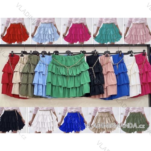 Long summer skirt with women's belt (S / M / L ONE SIZE) ITALIAN FASHION IMWY22050