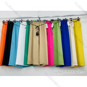 Kalhoty dlouhé letní dámské (S/M/L ONE SIZE) ITALSKÁ MÓDA IMWC222015