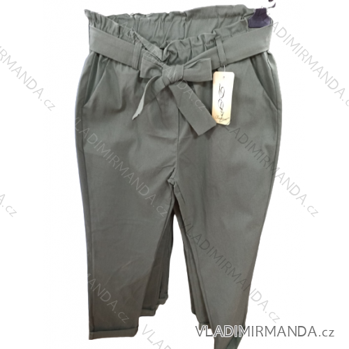 Kalhoty strečové dlouhé dámské (S/M ONE SIZE) ITALSKÁ MÓDA IMP22024