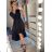 Šaty elegantné letné bez rukávov dámske (S/M ONE SIZE) TALIANSKA MÓDA IMD22323/DR