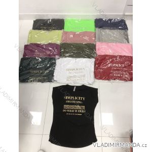 Tričko krátky rukáv dámske (M-XL) TURECKÁ MÓDA TMWG22GYA0306