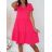 Women's Cotton Short Sleeve Summer Dress (S / M / L / XL ONE SIZE) ITALIAN FASHION IMD22472