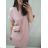 Shirt 3/4 sleeve ladies strip (4XL/5XL ONE SIZE) ITALSKÁ MÓDA IM422026