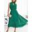 Women's Midi Chiffon Sleeveless Dress (S / M / L ONE SIZE) ITALIAN FASHION IMWY22062