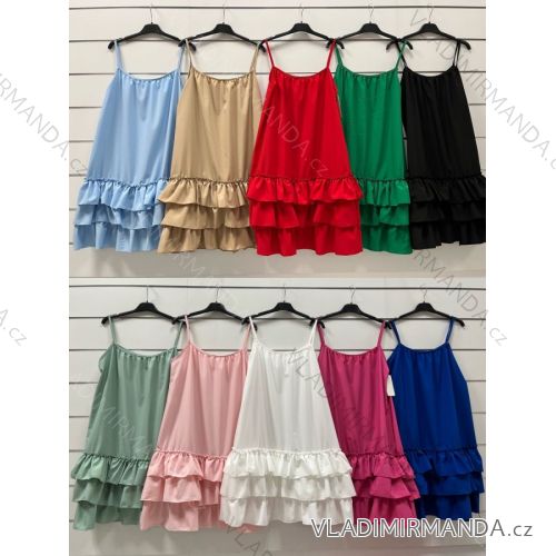 Women's Strapless Summer Dress (S / M ONE SIZE) ITALIAN FASHION IMWY22071