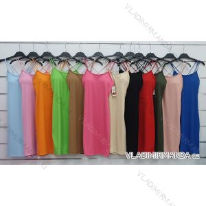 Šaty letní na ramínka dámské (S/M ONE SIZE) ITALSKÁ MÓDA IMWA222036