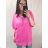Tunika krátký rukáv dámská nadrozměr  (3XL/4XL ONE SIZE) ITALSKÁ MÓDA IMWQ22033