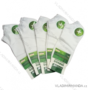 Women's ankle bamboo socks (35-41 / white) AURA.VIA NND836