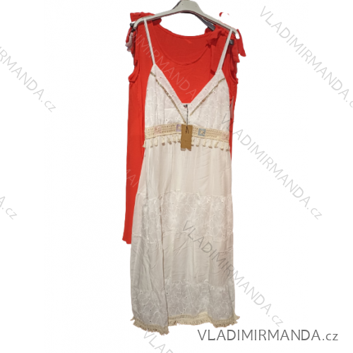 Women's lace dress on straps (S / M ONE SIZE) ITALIAN FASHION IMH22158