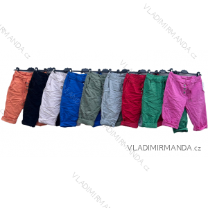 Shorts Shorts Kunstleder Frauen (uni s-l) ITALIAN FASHION IM920107