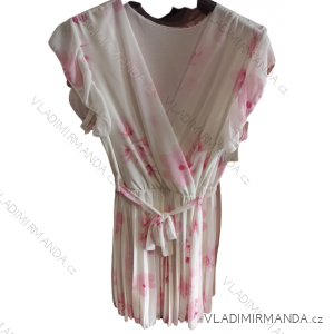 Women's Chiffon Summer Short Sleeve Dress (S / M / L ONE SIZE) ITALIAN FASHION IMH22168