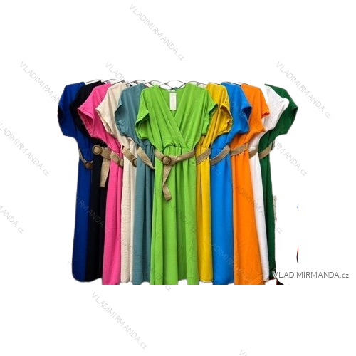 Women's Chiffon Elegant Long Sleeve Dress (S / M ONE SIZE) ITALIAN FASHION IMWG222081