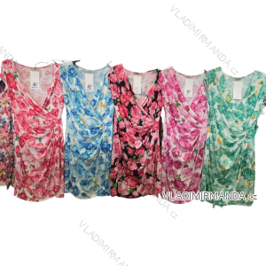 Šaty krátké letní icecool bez rukávů dámské (S/M ONE SIZE) ITALSKÁ MÓDA IMM21694
