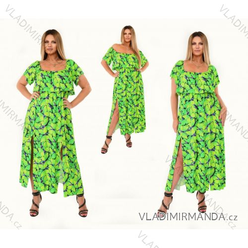 Women's short sleeve dress oversized (L-3XL) POLISH FASHION PMF20013