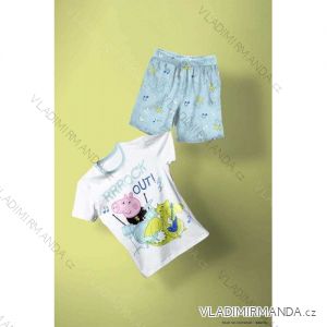 Souprava letní/plážový set tričko krátký rukáv a kraťasy dětská pig peppa chlapecká (3-6let) SETINO EV2070