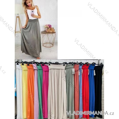 Sukně dlouhá letní dámská (S/M ONE SIZE) ITALSKÁ MÓDA IMWOP22OP0325