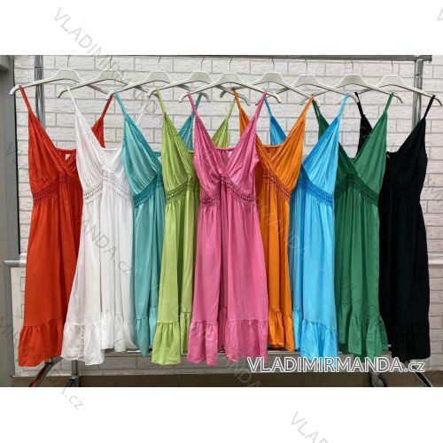 Women's Strapless Summer Dress (S / M ONE SIZE) ITALIAN FASHION IMWOP22OP0282