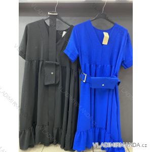 Summer dress with wallet short sleeve women (S / M ONE SIZE) ITALIAN FASHION IMWOP22OP0200