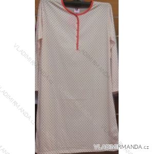 Košele nočné dlhý rukáv dámska nadrozmerné (l-3XL) VALERIE DREAM LP-5102