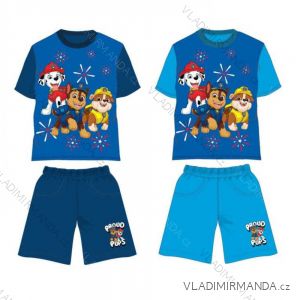 Souprava letní/plážový set tričko krátký rukáv a kraťasy paw patrol dětské chlapecké (3-8let) SETINO PAW-G-PYJAMAS-670