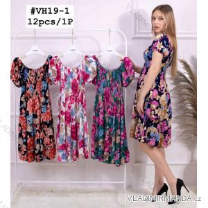 Women's short sleeve summer dress (M-2XL) ITALIAN FASHION IMWE22WH19-1