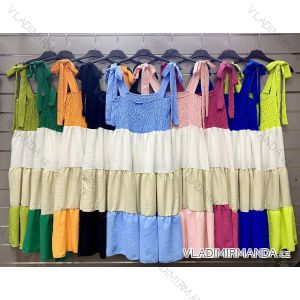 Women's Strapless Summer Dress (S / M ONE SIZE) ITALIAN FASHION IMWG222472