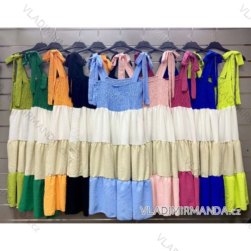 Women's Strapless Summer Dress (S / M ONE SIZE) ITALIAN FASHION IMWG222472