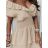 Women's Summer Short Sleeve Dress (S / M ONE SIZE) ITALIAN FASHION IMWB222456