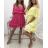 Carmen summer chiffon summer dress (S / M ONE SIZE) ITALIAN FASHION IMWA222561