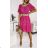 Women's Lace Short Sleeve Dress, Women's (S / M / L ONE SIZE) ITALIAN FASHION IMWA222562