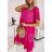 Women's Lace Short Sleeve Dress, Women's (S / M / L ONE SIZE) ITALIAN FASHION IMWA222562