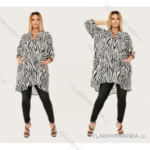 Women's short sleeve dress oversized (L-3XL) POLISH FASHION PMF20013