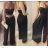 Overal elegantní dlouhý na ramínka dámský (S/M ONE SIZE) ITALSKÁ MÓDA IMM22293 994 S/M schwarz