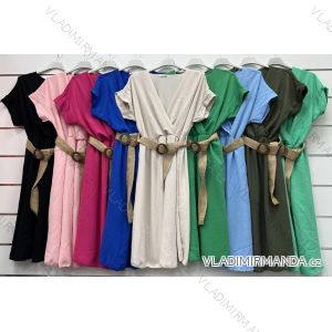 Women's Short Sleeve Summer Dress (S / M ONE SIZE) ITALIAN FASHION IMWP222641