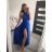 Women's long satin dress with variable binding summer (S / M / L ONE SIZE) ITALIAN FASHION IMM2250677