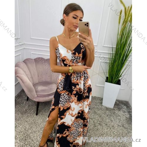 Long summer dress for women (S / M ONE SIZE) ITALIAN FASHION IMWG222482