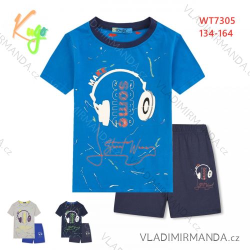 Kurzer Schlafanzug für Jungen (134-164) KUGO WT7305