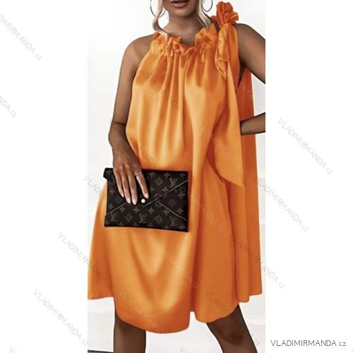 Women's Sleeveless Summer Dress (S / M ONE SIZE) ITALIAN FASHION IMWB22045