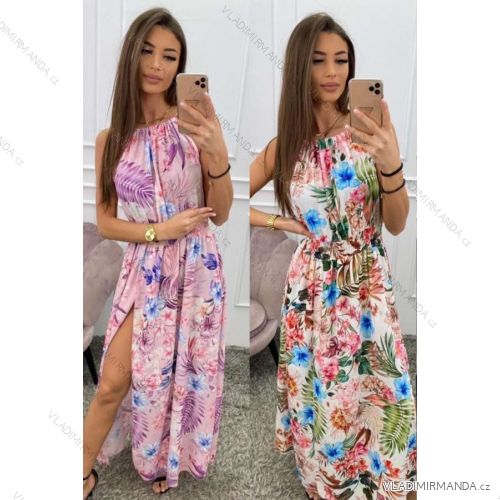 Summer short sleeve summer dress (S / M ONE SIZE) ITALIAN FASHION IMWY21019