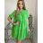 Summer long sleeve flowered women's dress (UNI S / L) ITALIAN FASHION IMK20150