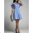 Summer long sleeve flowered women's dress (UNI S / L) ITALIAN FASHION IMK20150