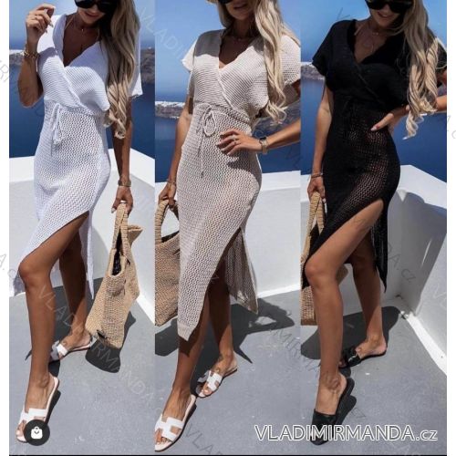 Summer long tulle dress carmen women (S / M ONE SIZE) ITALIAN FASHION IMWA222461