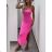 Summer long tulle dress carmen women (S / M ONE SIZE) ITALIAN FASHION IMWA222461