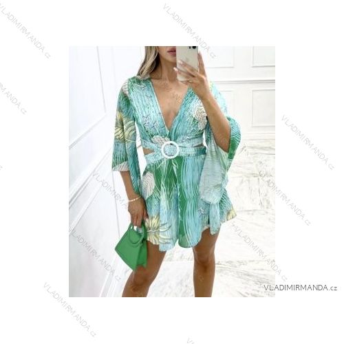 Šaty letní na ramínka dámské (S/M ONE SIZE) ITALSKÁ MÓDA IMPBB22B21841