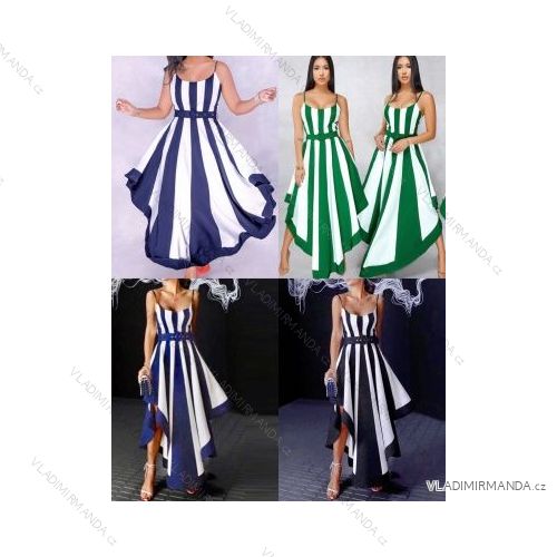 Šaty letní na ramínka dámské (S/M ONE SIZE) ITALSKÁ MÓDA IMPBB22B20188